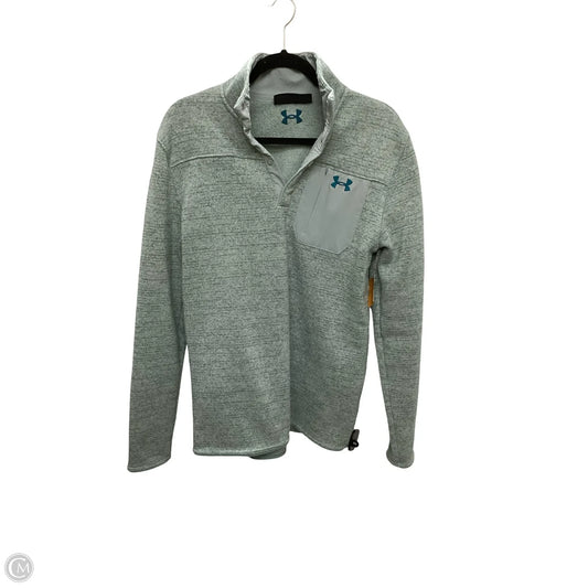 Athletic Jacket By Under Armour In Green, Size: M