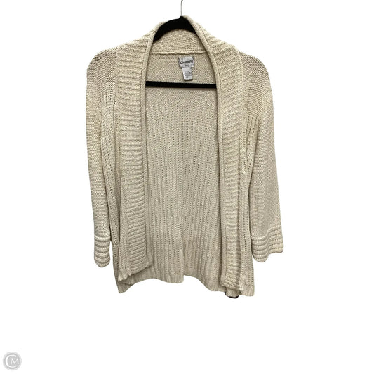 Cardigan By Chicos In Cream, Size: M