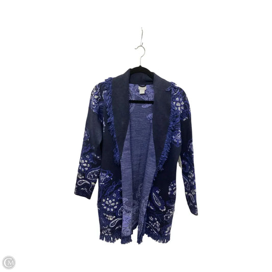 Cardigan By Chicos In Blue, Size: M