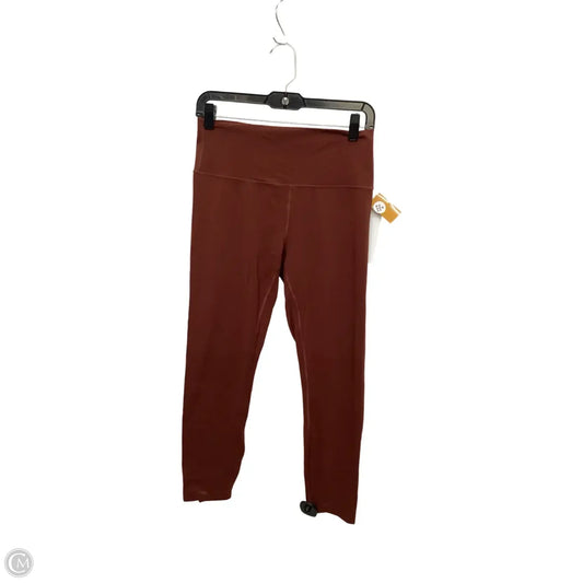 Athletic Leggings By Lululemon In Orange, Size: 10