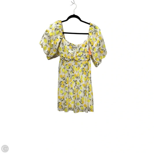 Dress Casual Short By Trixxi In Yellow, Size: L