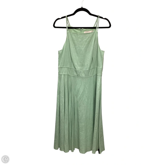 Dress Casual Midi By Clothes Mentor In Green, Size: 12