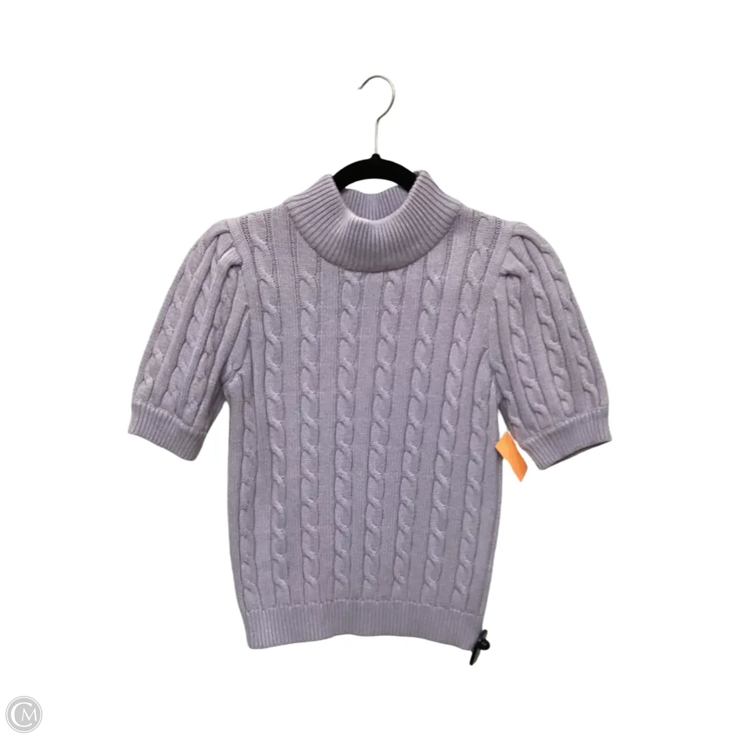 Sweater Short Sleeve By English Factory In Purple, Size: S