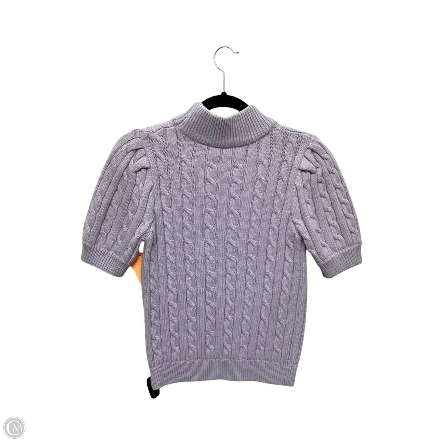 Sweater Short Sleeve By English Factory In Purple, Size: S