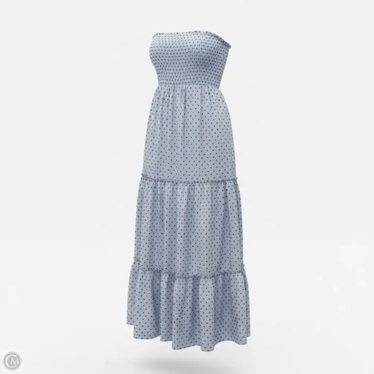 Dress Casual Maxi By Sim & Sam In Blue, Size: S