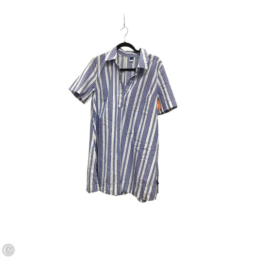 Dress Casual Short By Old Navy In Blue & White, Size: M