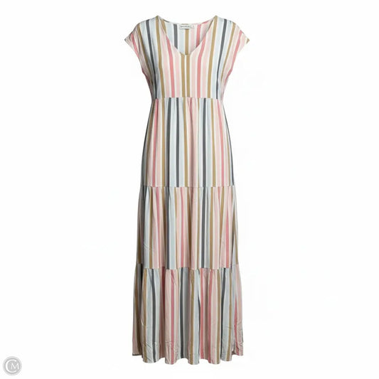 Dress Casual Maxi By Wonderly In Striped Pattern, Size: S
