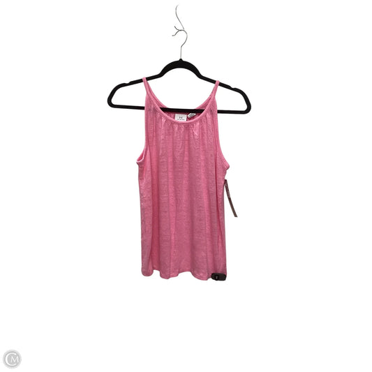 Tank Top Designer By Halston In Pink, Size: M