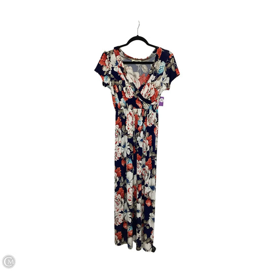 Dress Casual Midi By ELOGES In Floral Print, Size: M