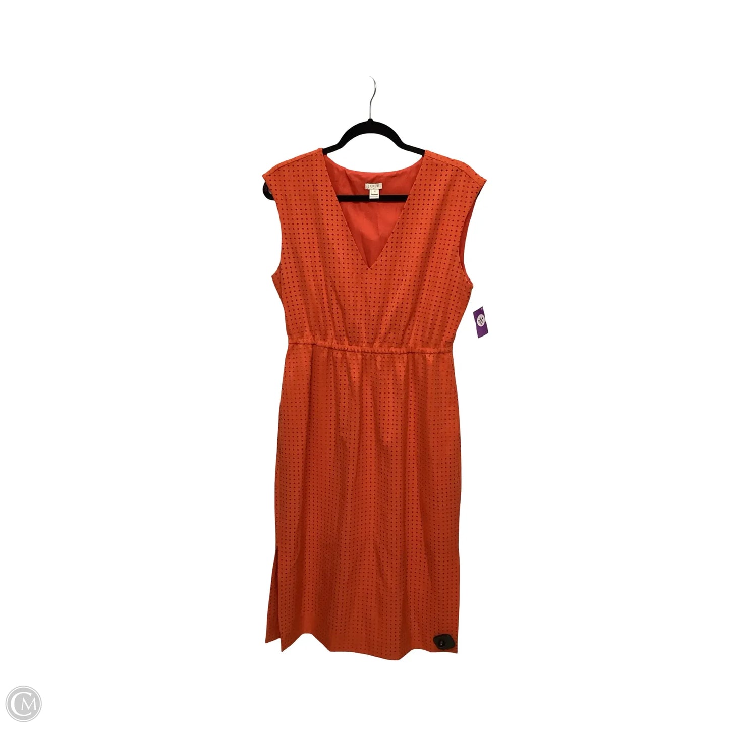 Dress Casual Midi By J. Crew In Orange, Size: 10