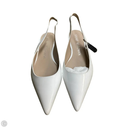 Shoes Designer By Stuart Weitzman In White, Size: 9.5