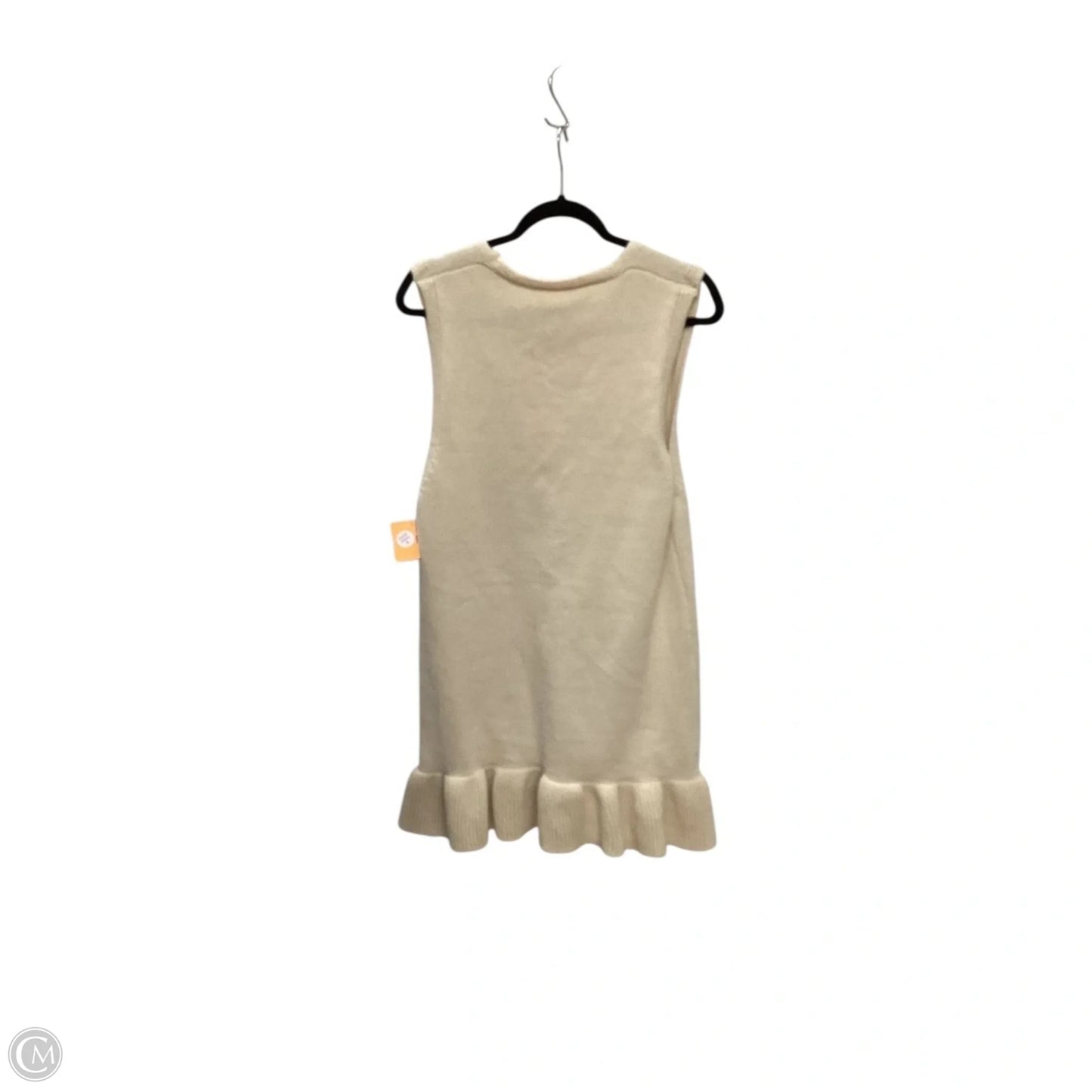 Sweater By Clothes Mentor In Cream, Size: L