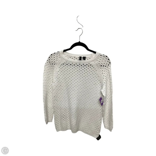 Sweater By Cynthia Rowley In White, Size: L