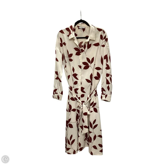 Dress Casual Midi By Fate In Cream, Size: M