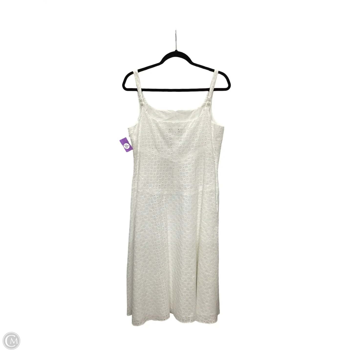 Dress Casual Midi By Nine West In White, Size: 8