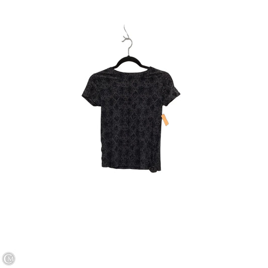Athletic Top Short Sleeve By Athleta In Snakeskin Print, Size: Xxs