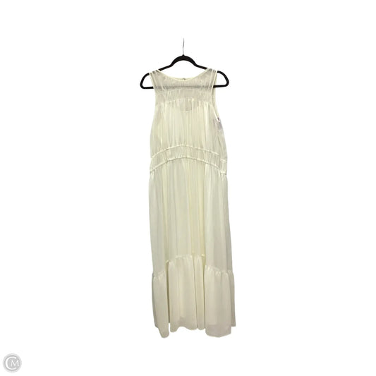 Dress Casual Maxi By A New Day In Cream, Size: M