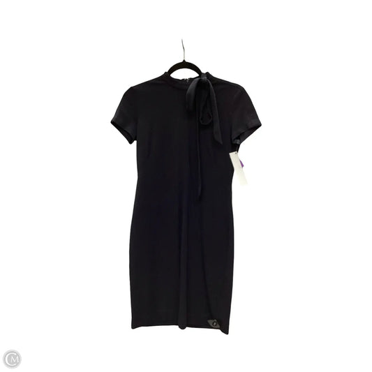 Designer Dress Casual Short By Brooks Brothers In Black, Size: 4