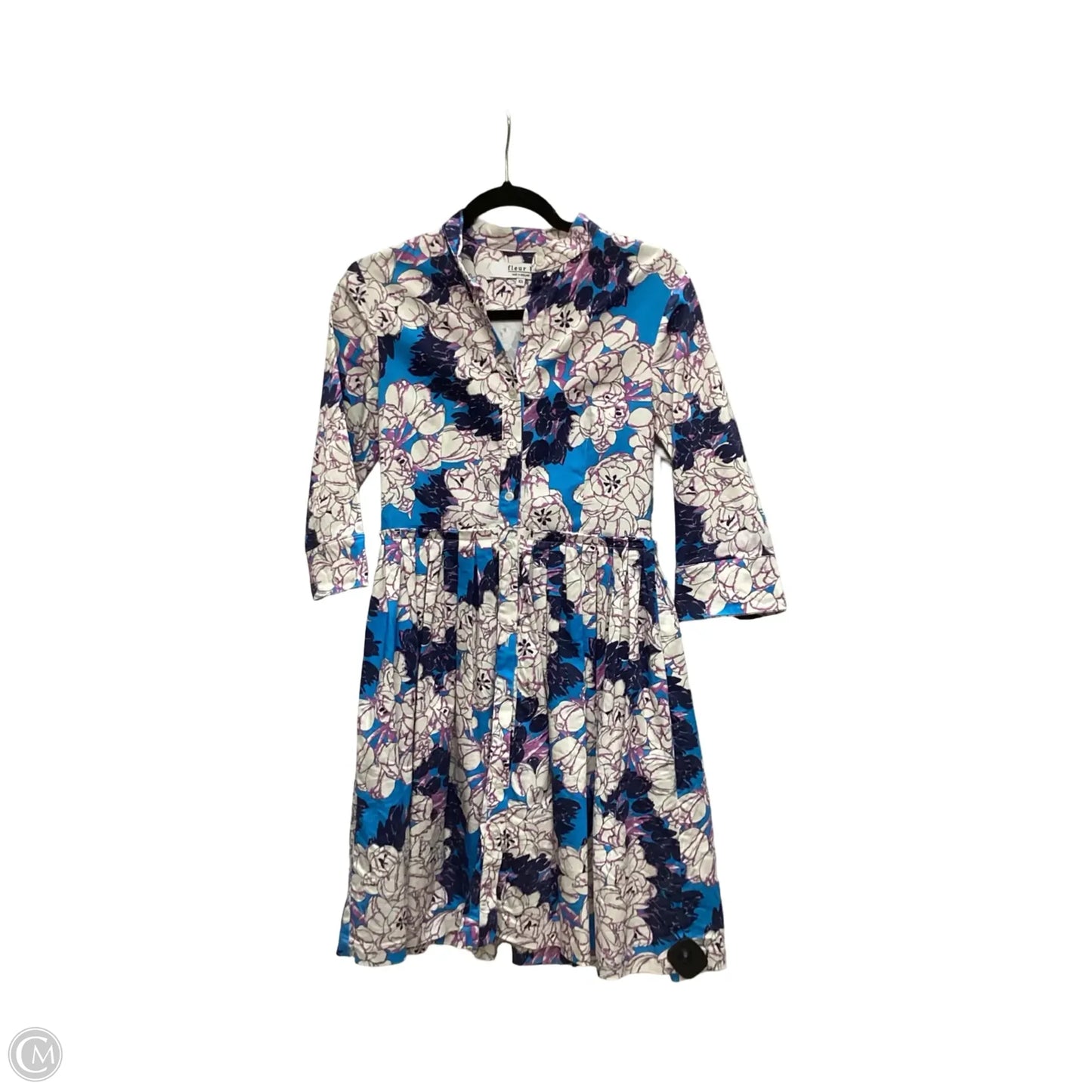 Designer Dress Casual Short By Fleur B In Floral Print, Size: Xs
