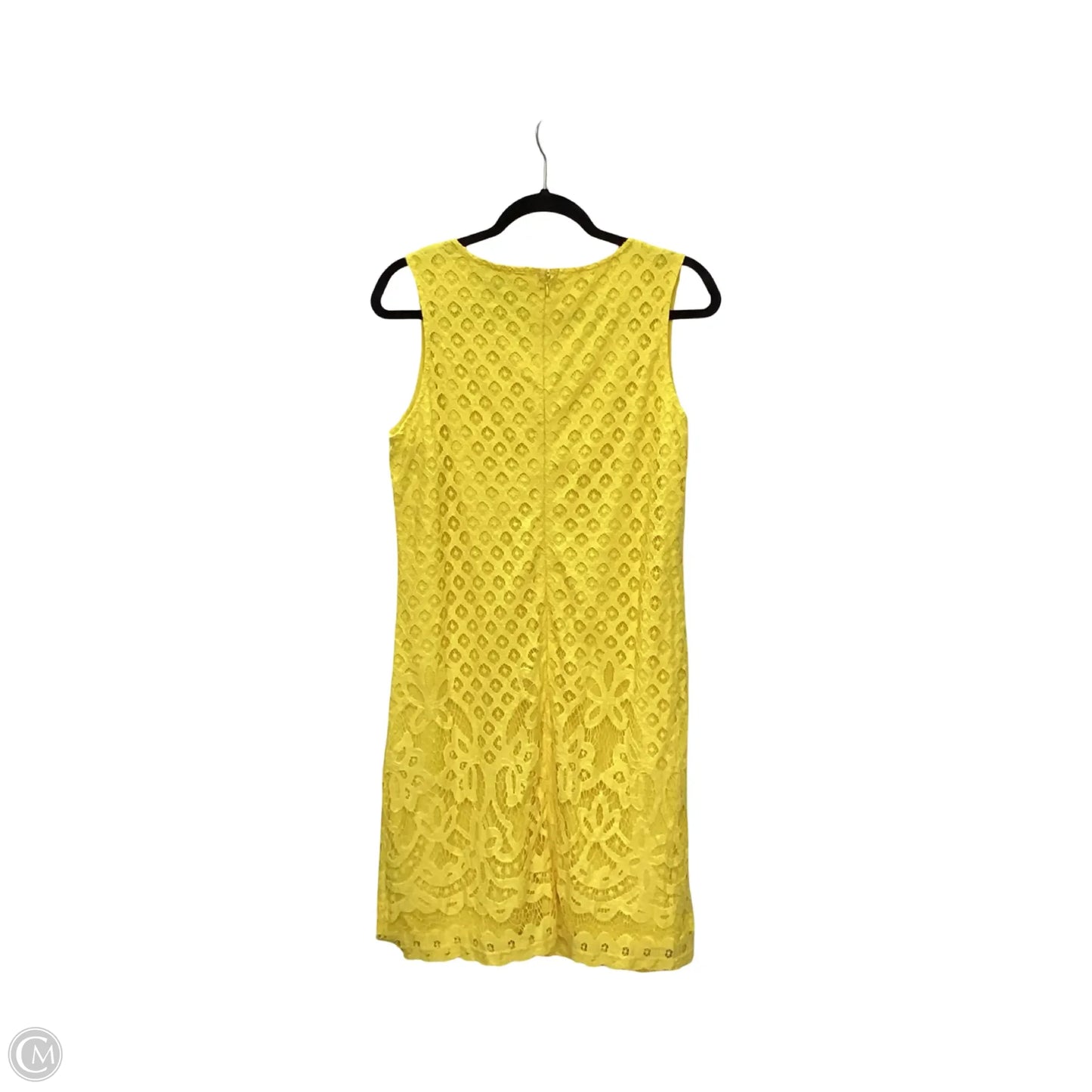Dress Casual Short By Zac And Rachel In Yellow, Size: 14
