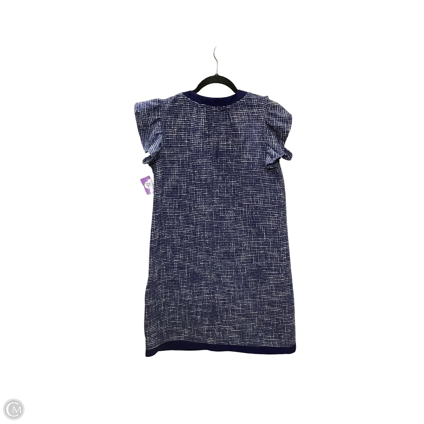 Designer Dress Casual Short By Voy In Blue, Size: S