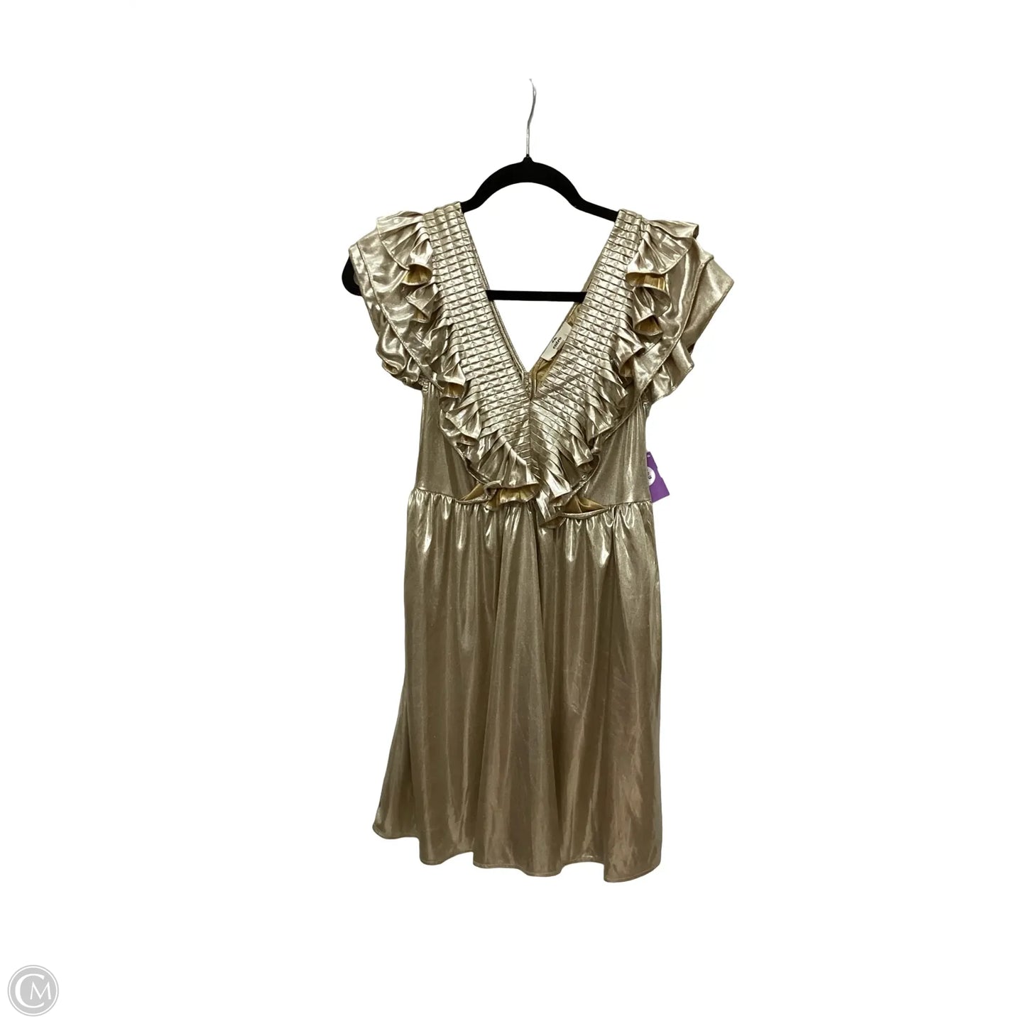 Dress Party Short By Entro In Gold, Size: L