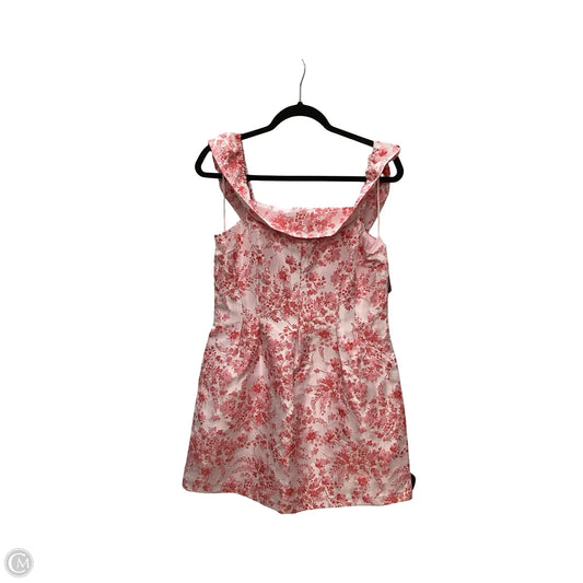 Dress Casual Short By Tcec In Pink, Size: L
