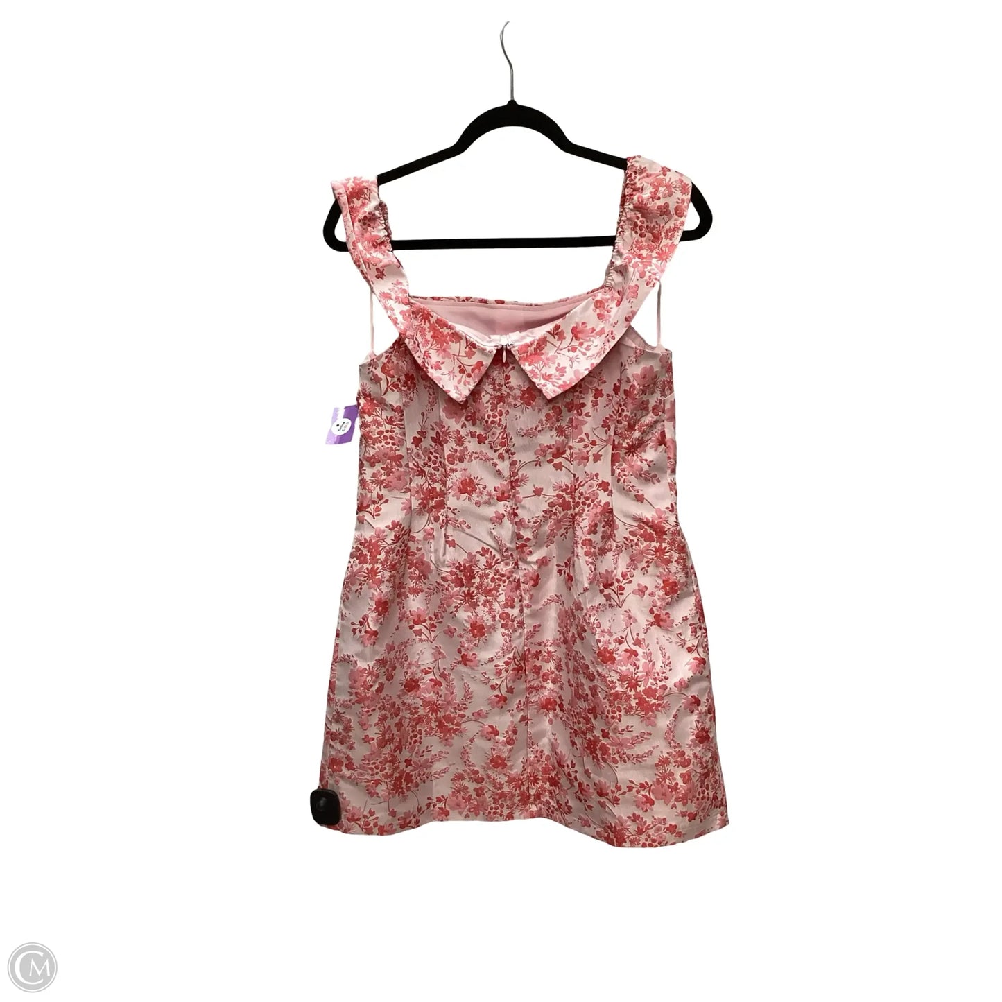 Dress Casual Short By Tcec In Pink, Size: L