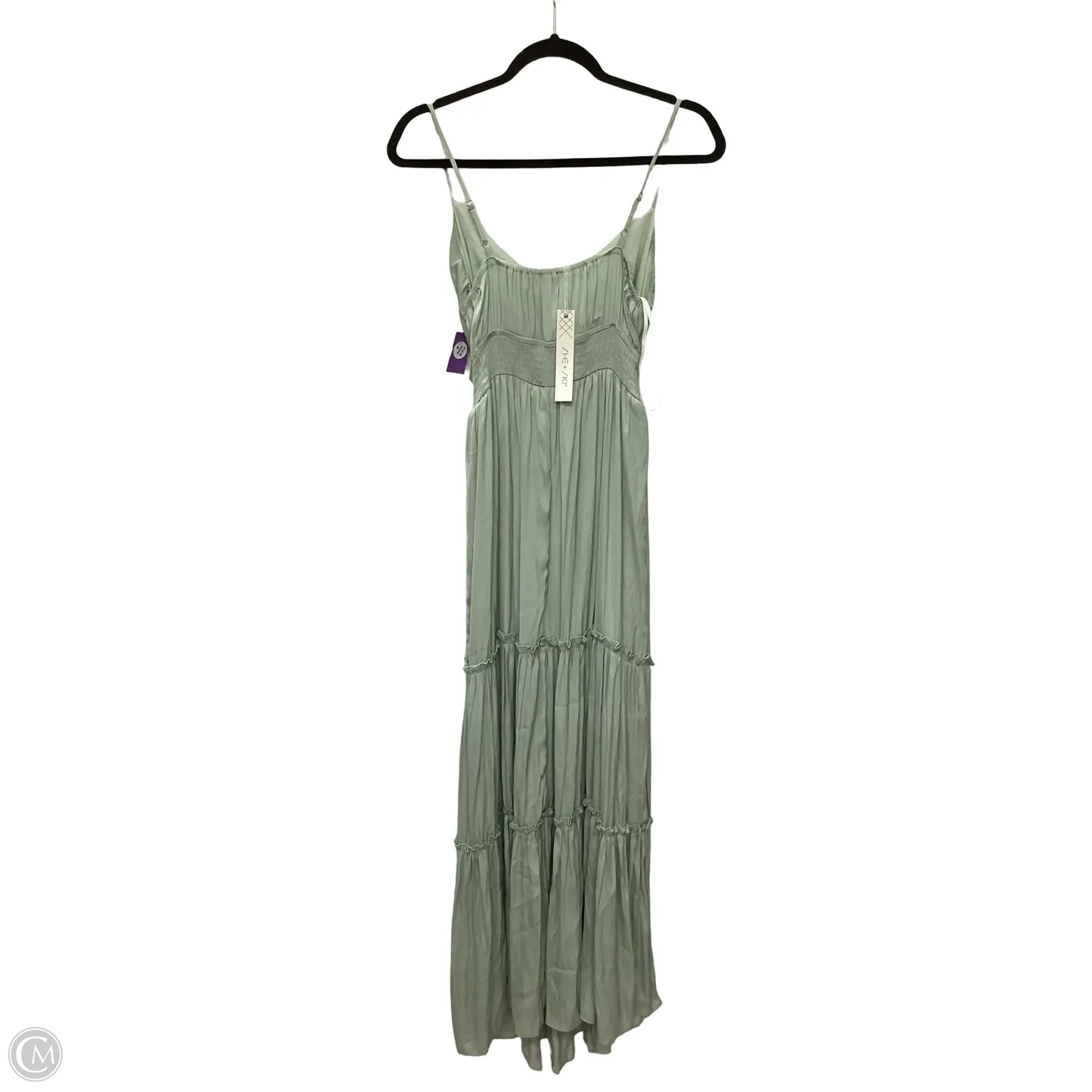 Dress Casual Maxi By She + Sky In Green, Size: M