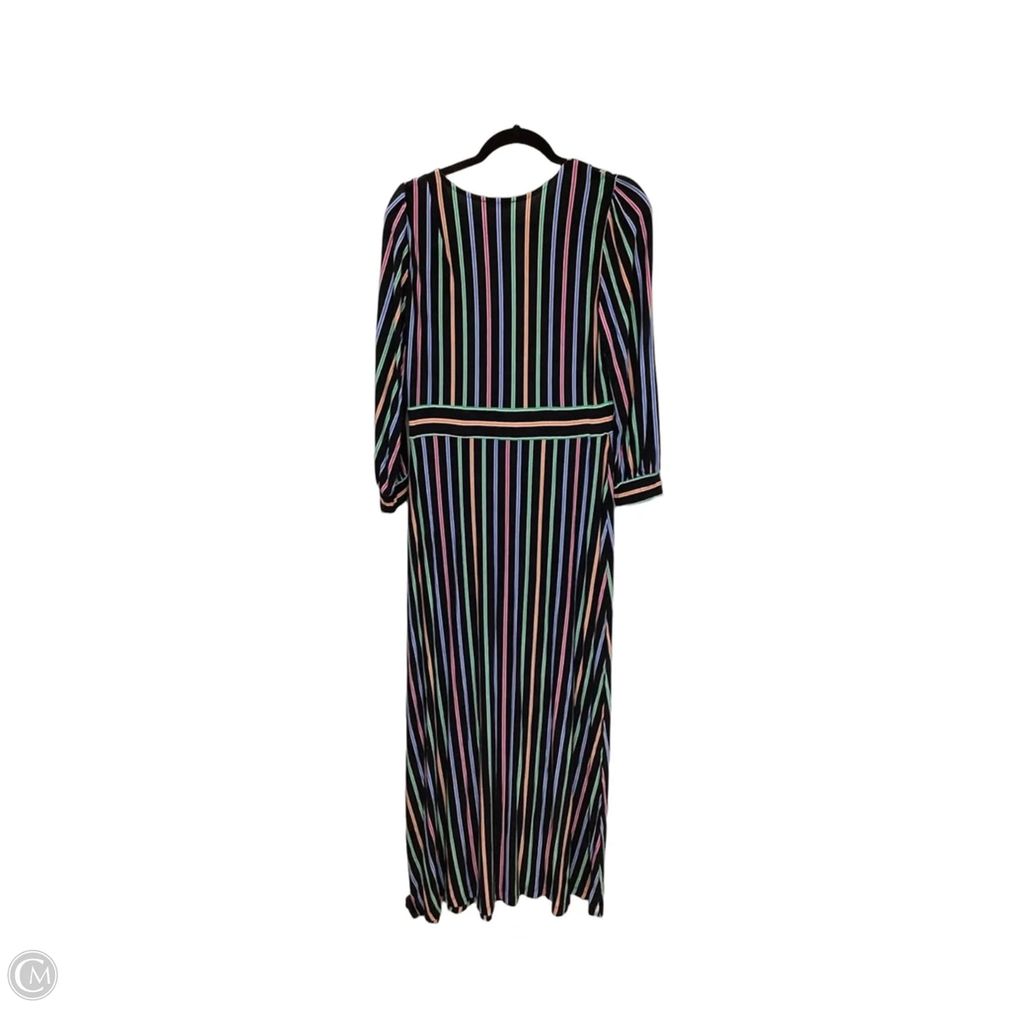 Dress Casual Maxi By Calvin Klein In Striped Pattern, Size: 10