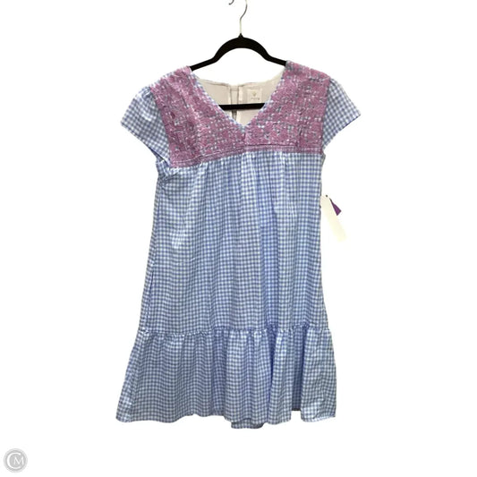 Designer Dress Casual Short By J.marie In Blue, Size: M