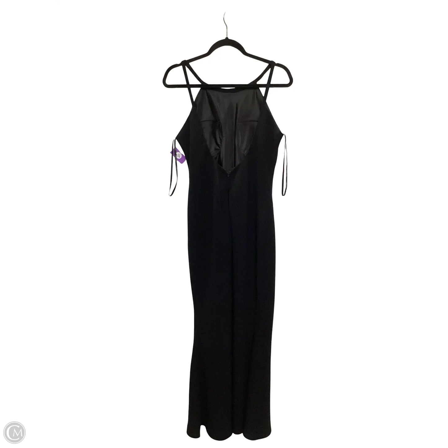 Dress Party Long By Calvin Klein In Black, Size: 12