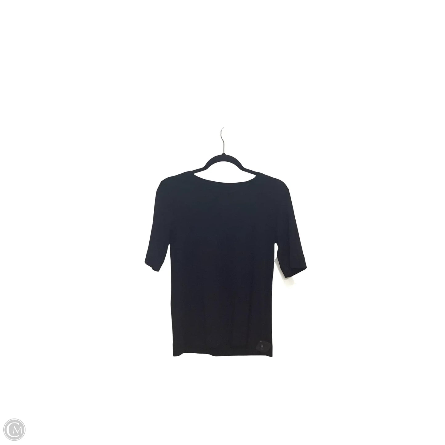 Top Short Sleeve By Chicos In Black, Size: S