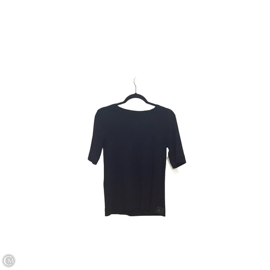 Top Short Sleeve By Chicos In Black, Size: S