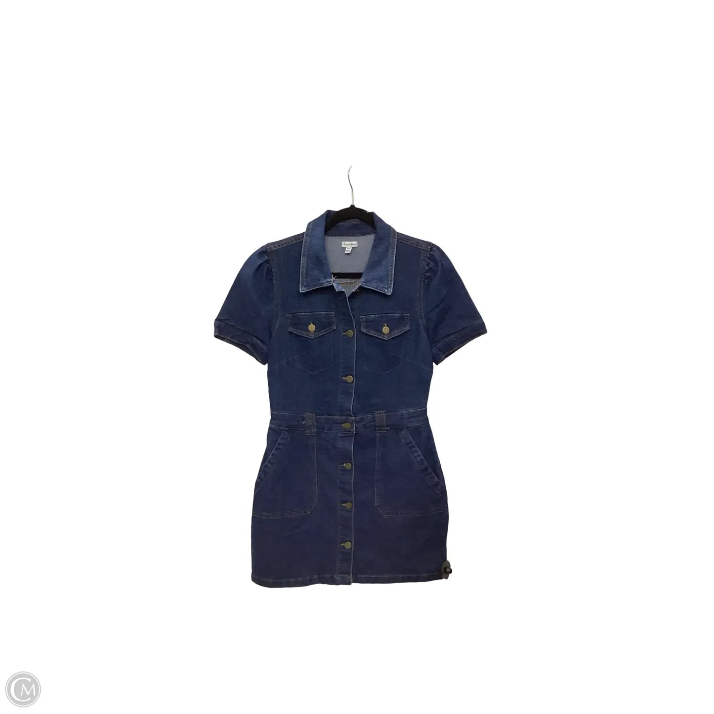 Romper By Love Fire In Blue Denim, Size: M