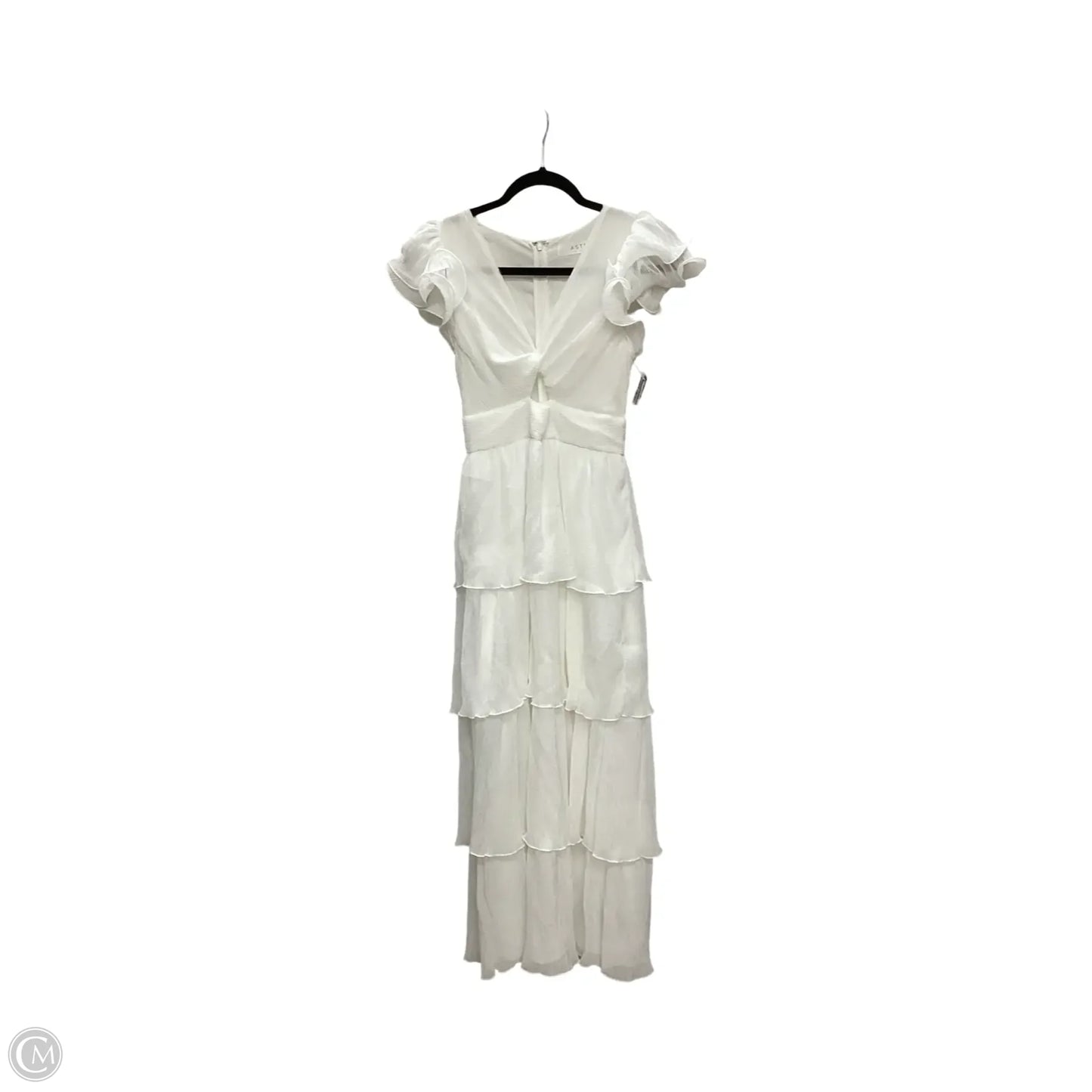 Dress Casual Maxi By Astr In White, Size: Xs