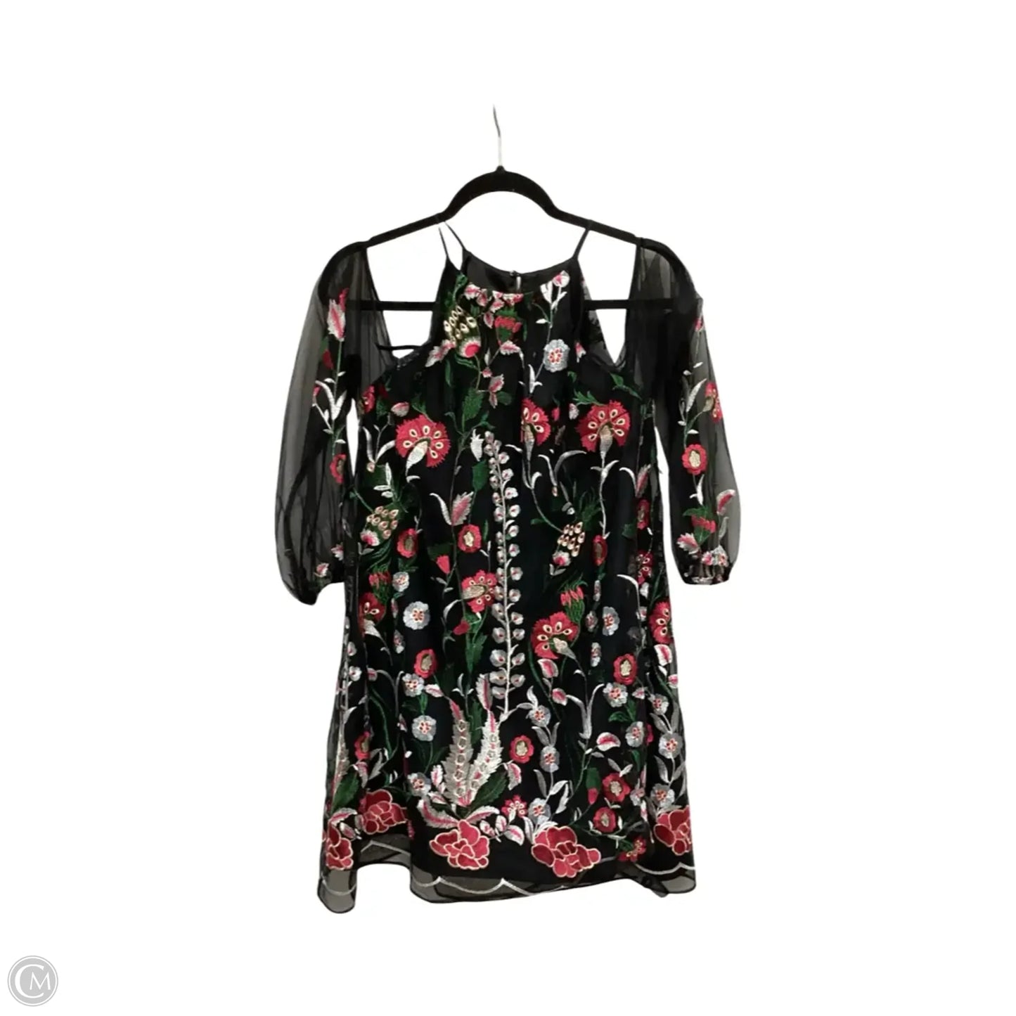 Dress Party Short By Belle Badgley Mischka In Floral Print, Size: 6