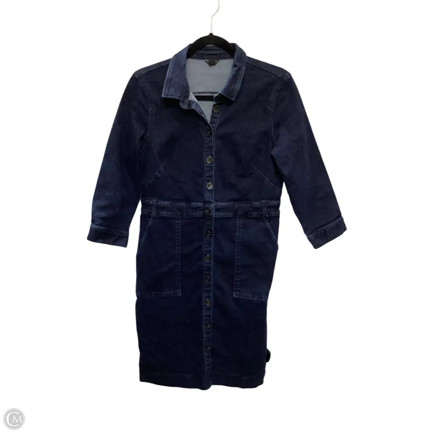 Dress Casual Short By Ann Taylor In Blue Denim, Size: 12p