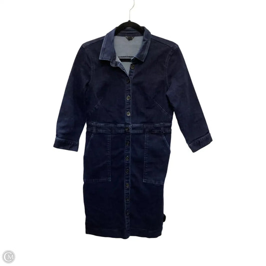 Dress Casual Short By Ann Taylor In Blue Denim, Size: 12p