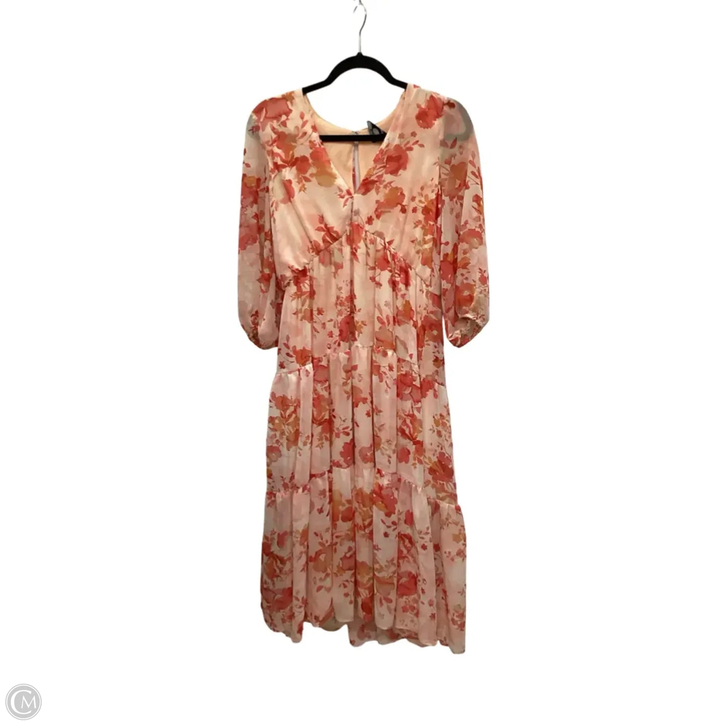 Dress Casual Maxi By Maison Tara In Pink, Size: 12