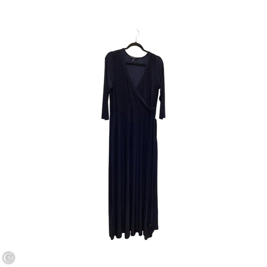 Dress Party Long By One Clothing In Navy, Size: 1x