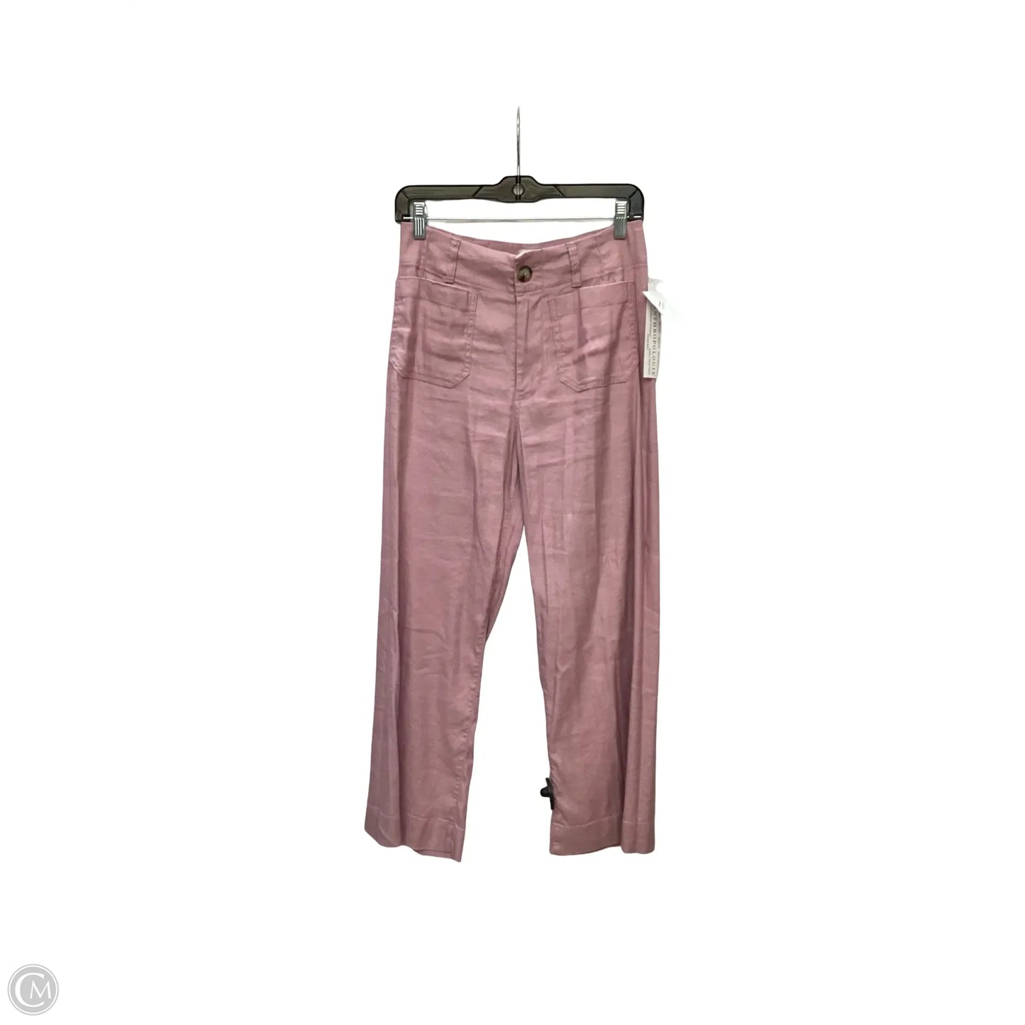 Pants Cropped By Maeve In Pink, Size: 2