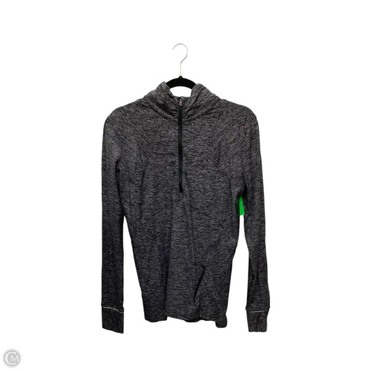 Athletic Jacket By Lululemon In Black, Size: 12