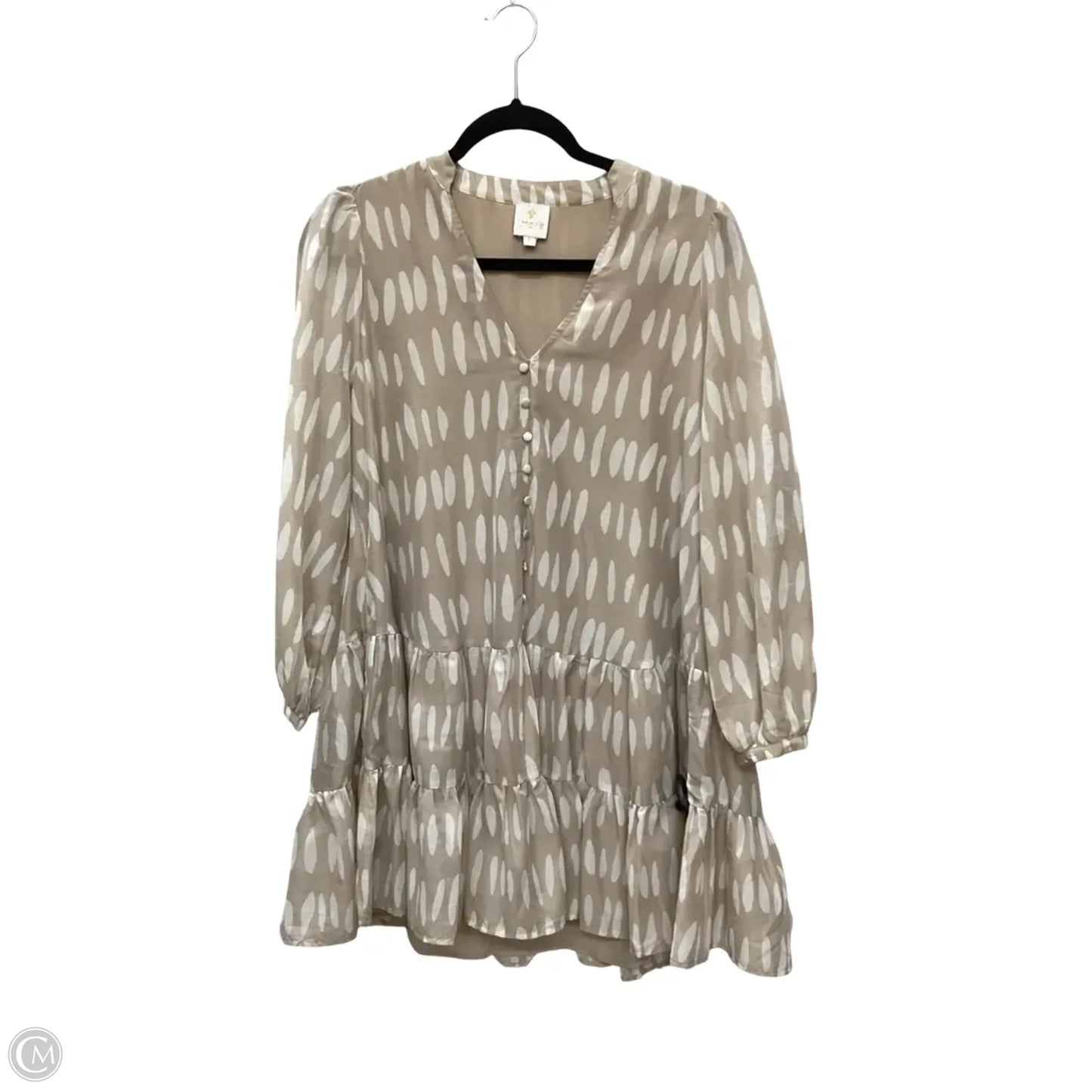 Dress Casual Short By J.marie In Ivory, Size: S