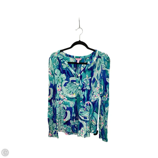 Blouse Designer By Lilly Pulitzer In Green, Size: S