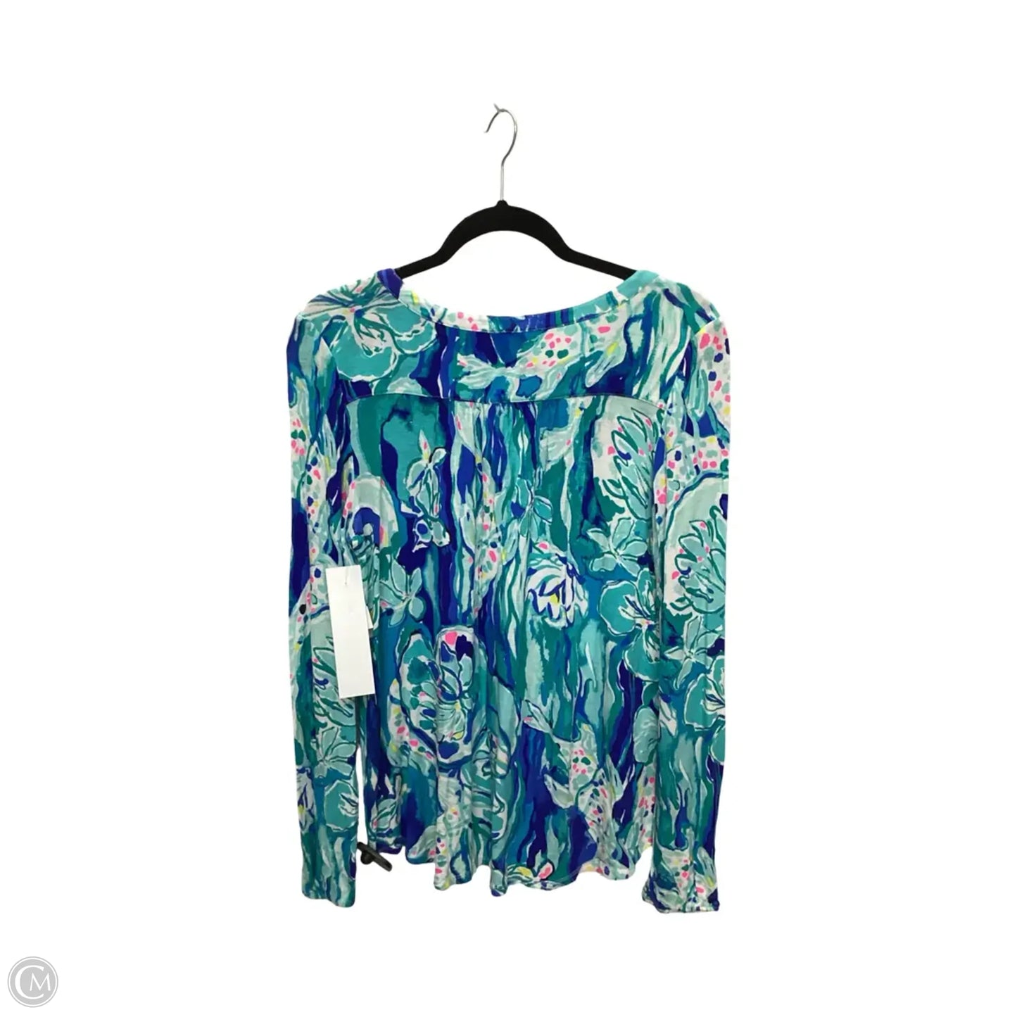 Blouse Designer By Lilly Pulitzer In Green, Size: S