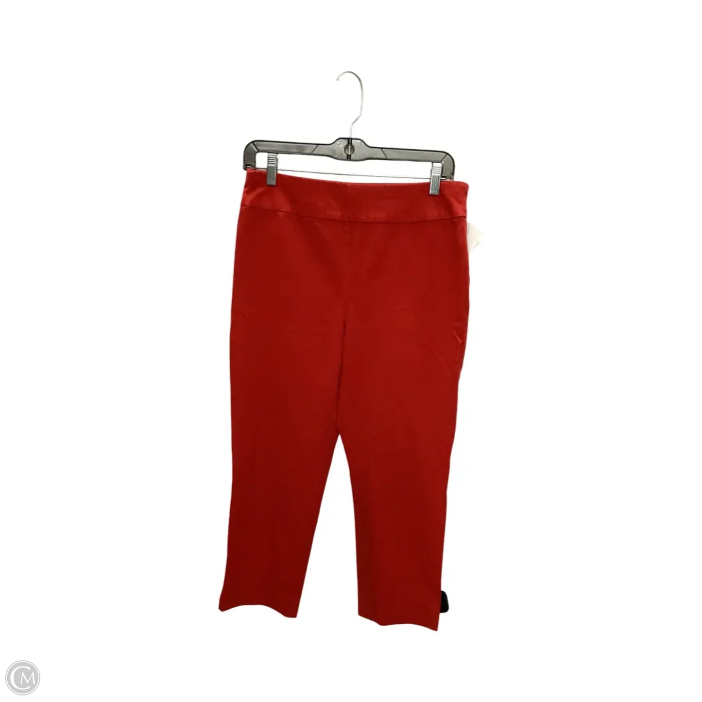 Pants Cropped By Chicos In Red, Size: M