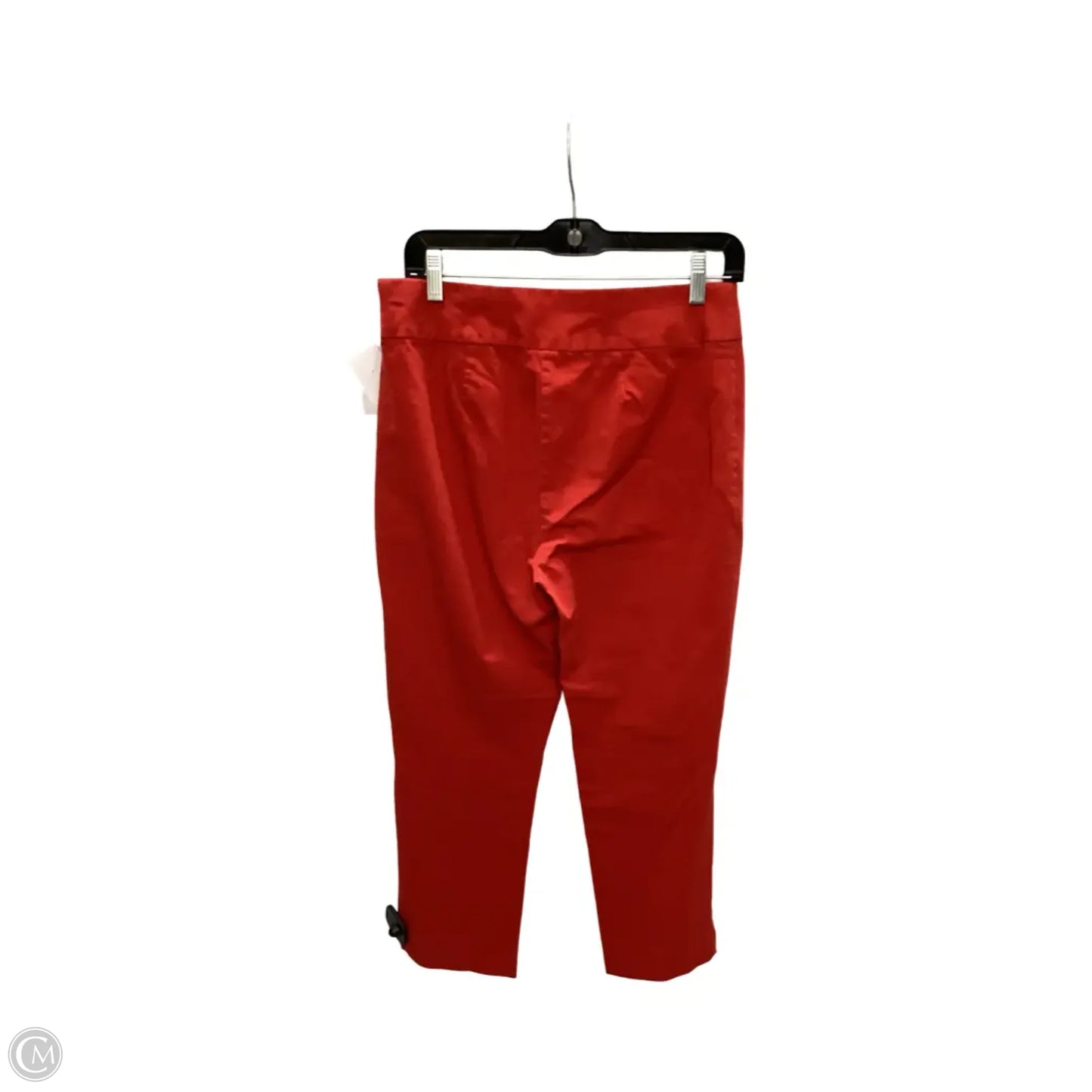 Pants Cropped By Chicos In Red, Size: M
