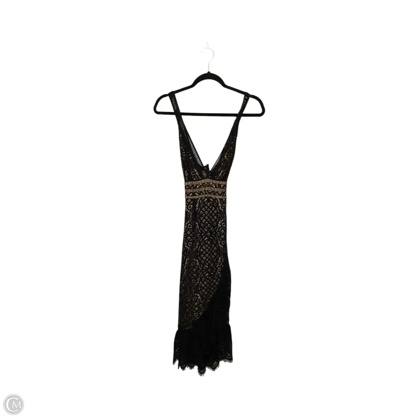 Designer Dress Casual Maxi By Lovers + Friends In Black, Size: S