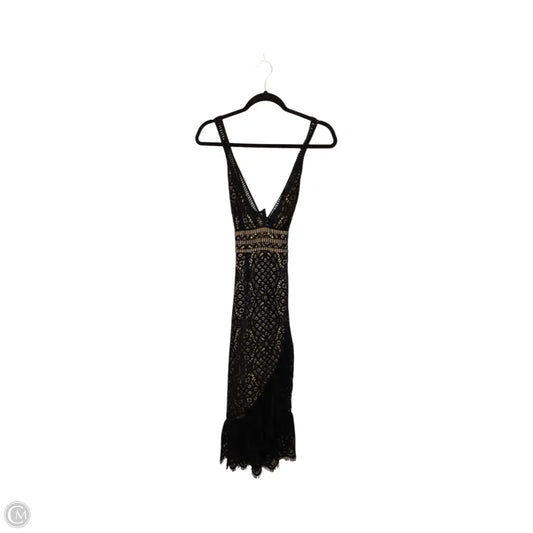 Designer Dress Casual Maxi By Lovers + Friends In Black, Size: S